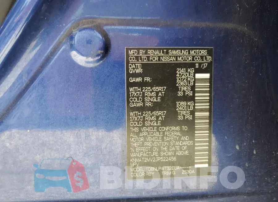 KNMAT2MV2JP522456 Photo# 14
