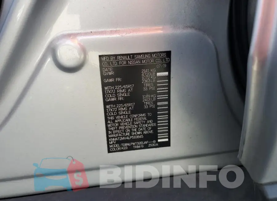 KNMAT2MV4LP510845 Photo# 13