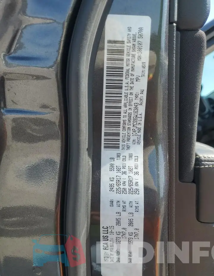 1C4PJMCS9GW163043 Photo# 14