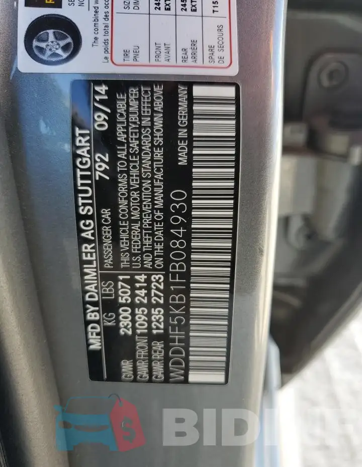 WDDHF5KB1FB084930 Photo# 12