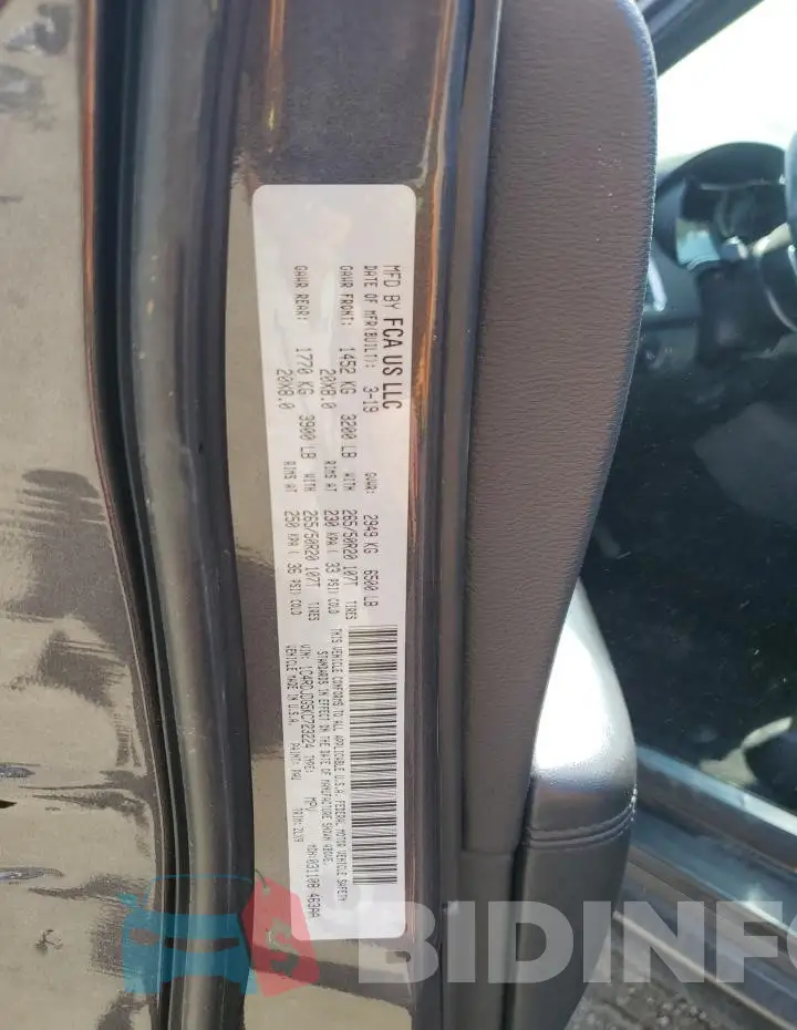 1C4RDJDG5KC723224 Photo# 13