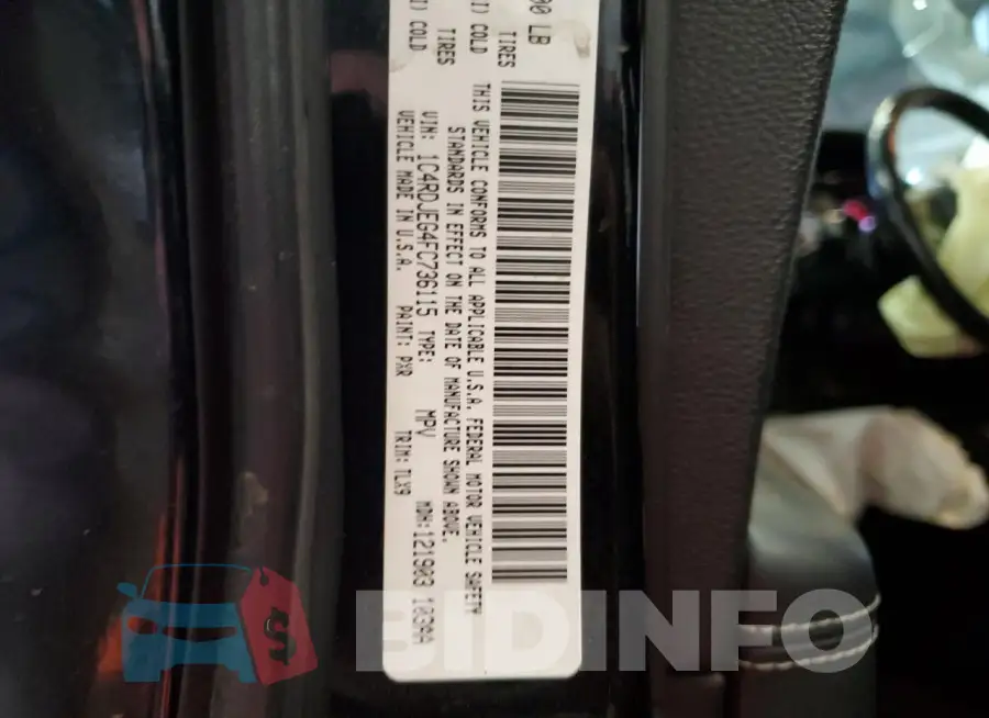 1C4RDJEG4FC736115 Photo# 13