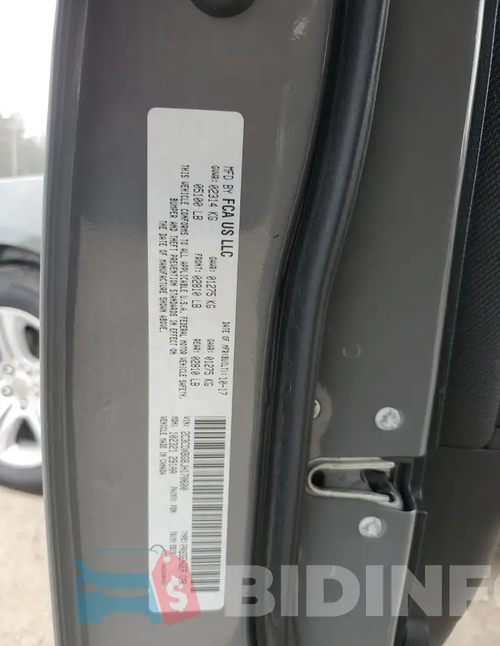 2C3CDXBG8JH170600 Photo# 13