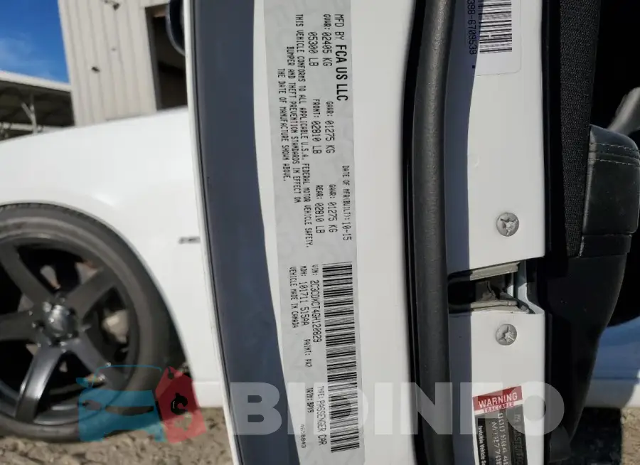 2C3CDXCT4GH120829 Photo# 12