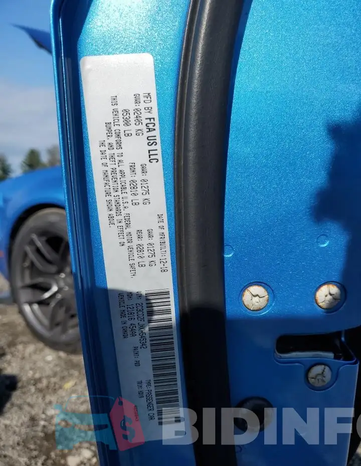 2C3CDZFJXKH545342 Photo# 12