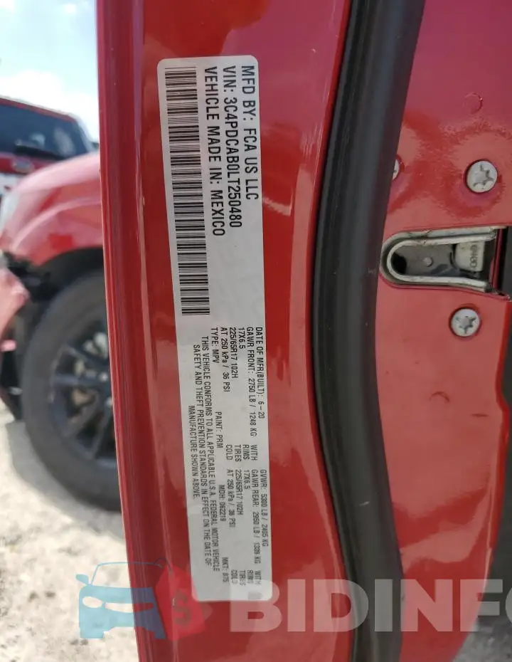 3C4PDCAB0LT250480 Photo# 13