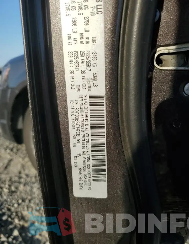 3C4PDCAB7JT447238 Photo# 12