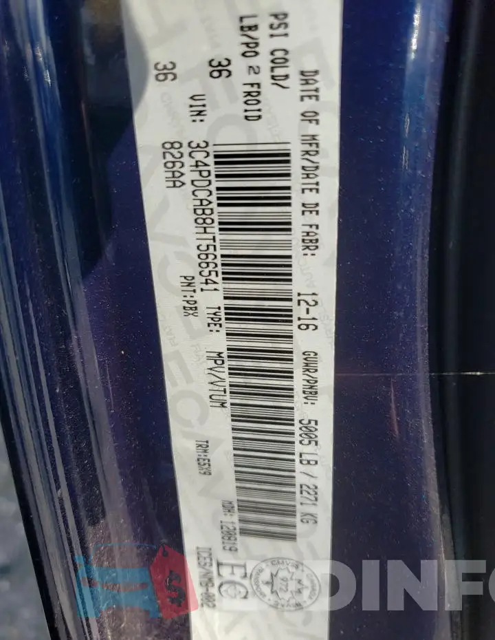 3C4PDCAB8HT566541 Photo# 14