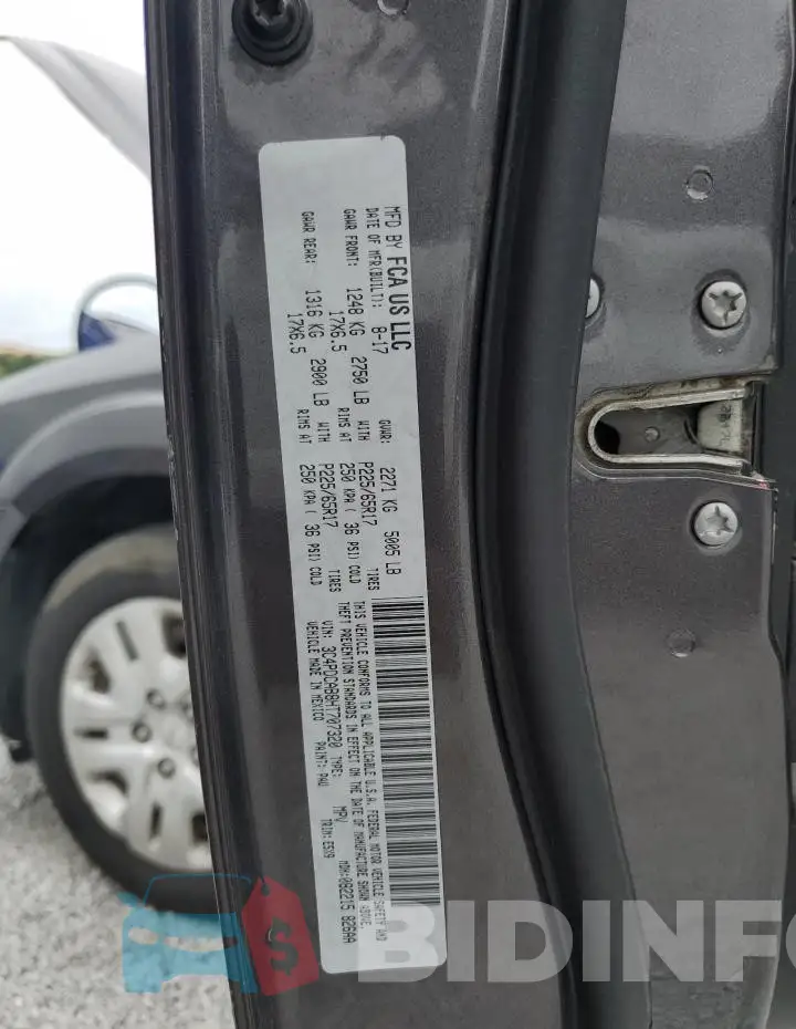3C4PDCAB8HT707320 Photo# 13