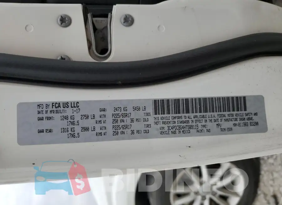 3C4PDCBG4HT589115 Photo# 13