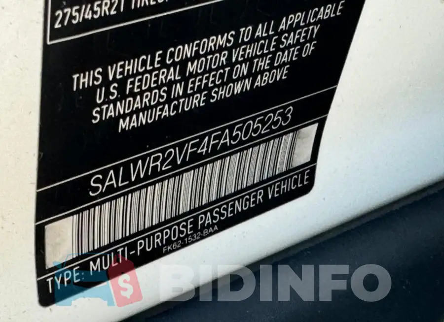 SALWR2VF4FA505253 Photo# 10