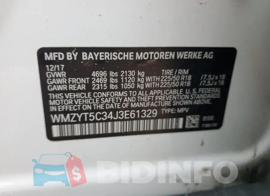 WMZYT5C34J3E61329 Photo# 12