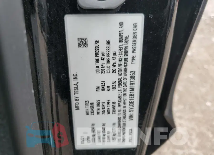 5YJ3E1EB1MF973863 Photo# 12