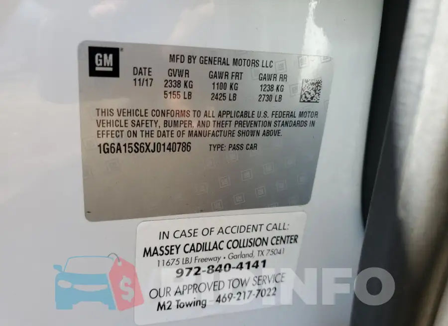 1G6A15S6XJ0140786 Photo# 12