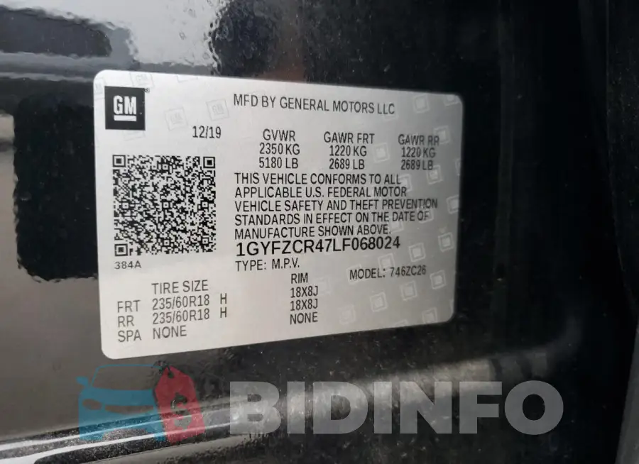 1GYFZCR47LF068024 Photo# 12