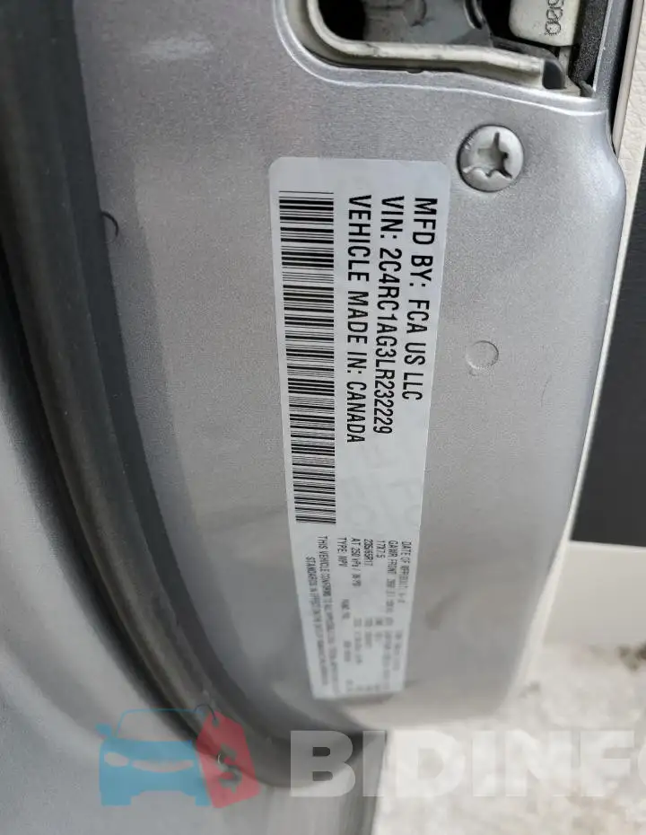2C4RC1AG3LR232229 Photo# 13