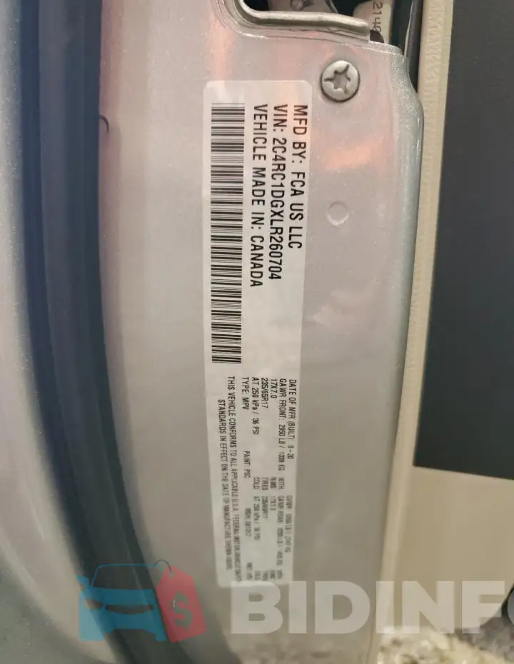 2C4RC1DGXLR260704 Photo# 13