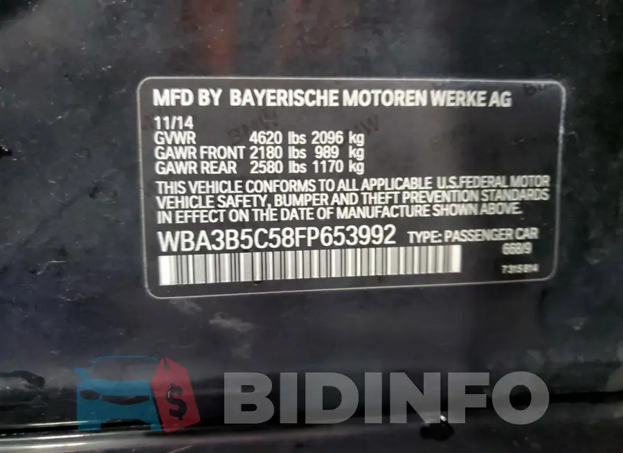 WBA3B5C58FP653992 Photo# 13