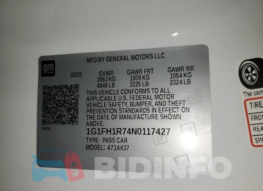 1G1FH1R74N0117427 Photo# 12