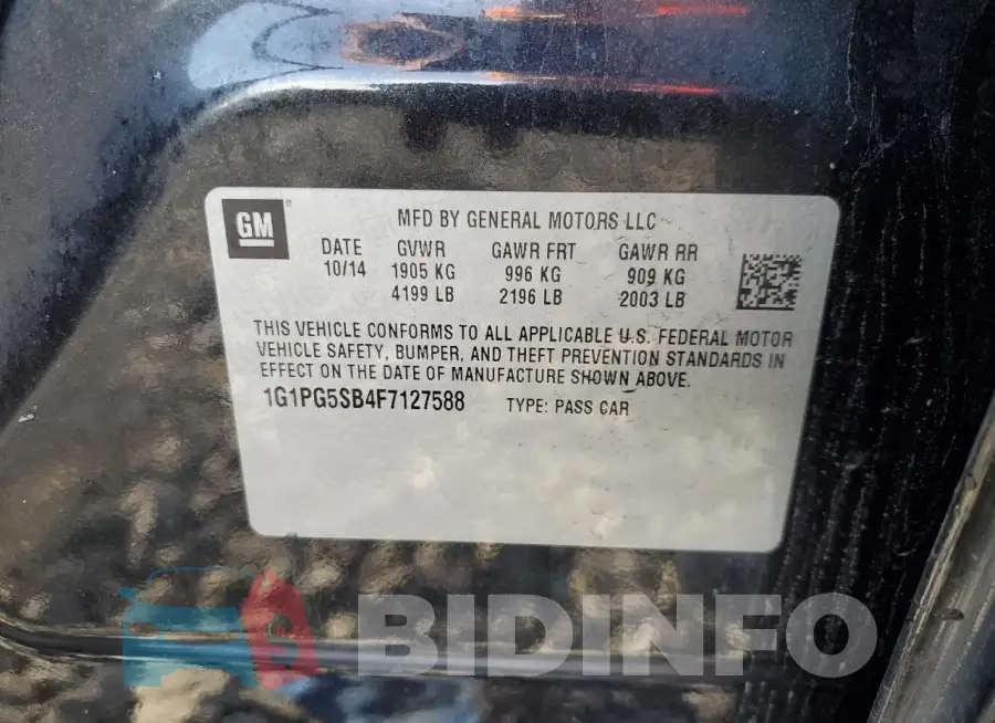 1G1PG5SB4F7127588 Photo# 12