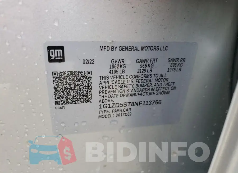 1G1ZD5ST8NF113756 Photo# 12