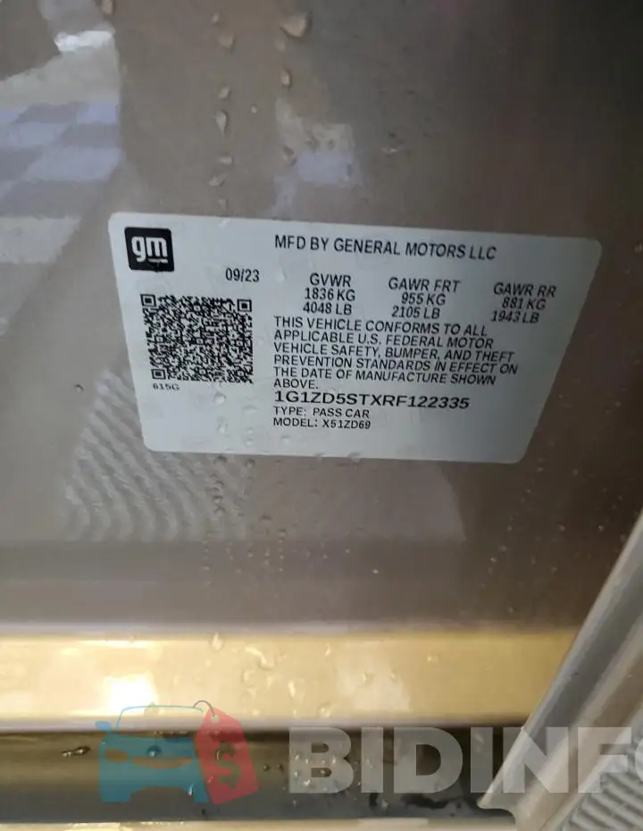 1G1ZD5STXRF122335 Photo# 12