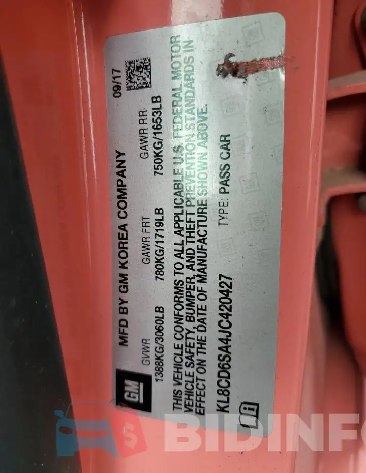 KL8CD6SA4JC420427 Photo# 12