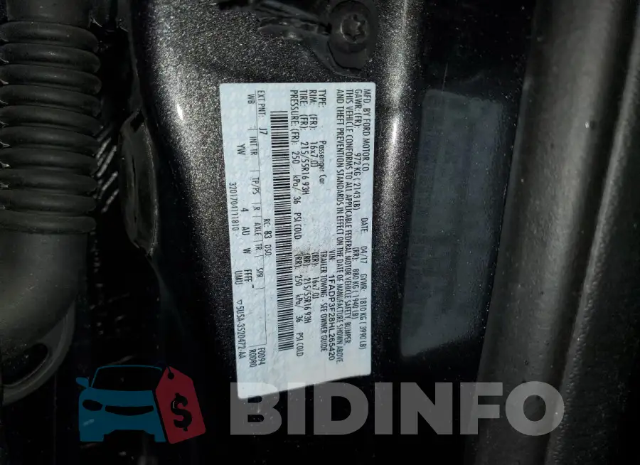1FADP3F28HL265420 Photo# 13