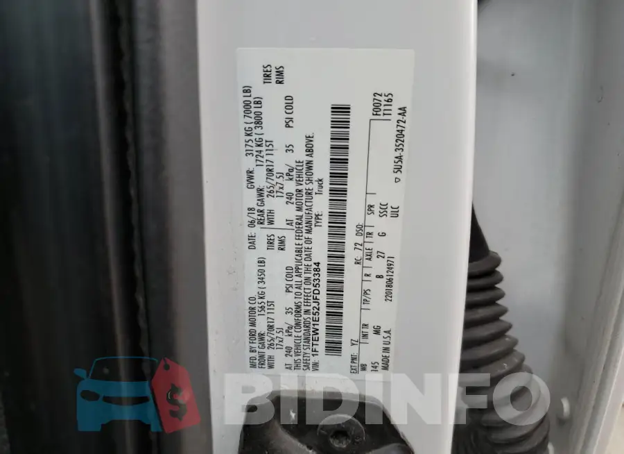 1FTEW1E52JFD53384 Photo# 12