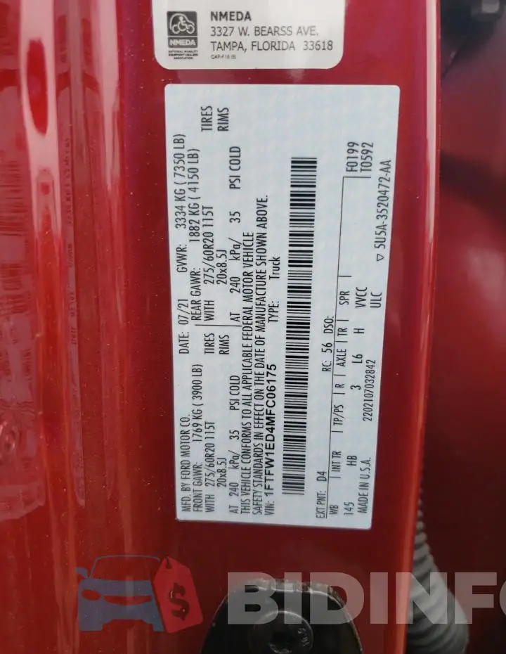 1FTFW1ED4MFC06175 Photo# 12