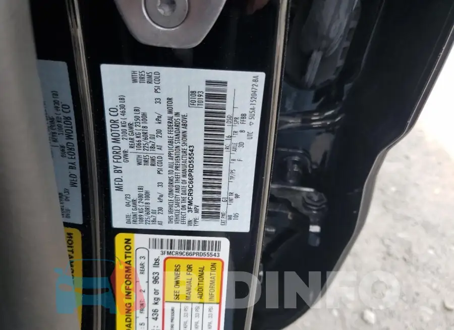 3FMCR9C66PRD55543 Photo# 14