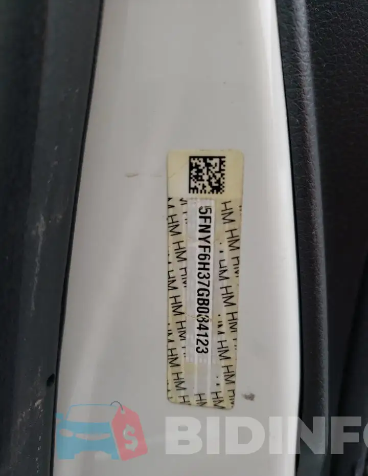 5FNYF6H37GB084123 Photo# 12