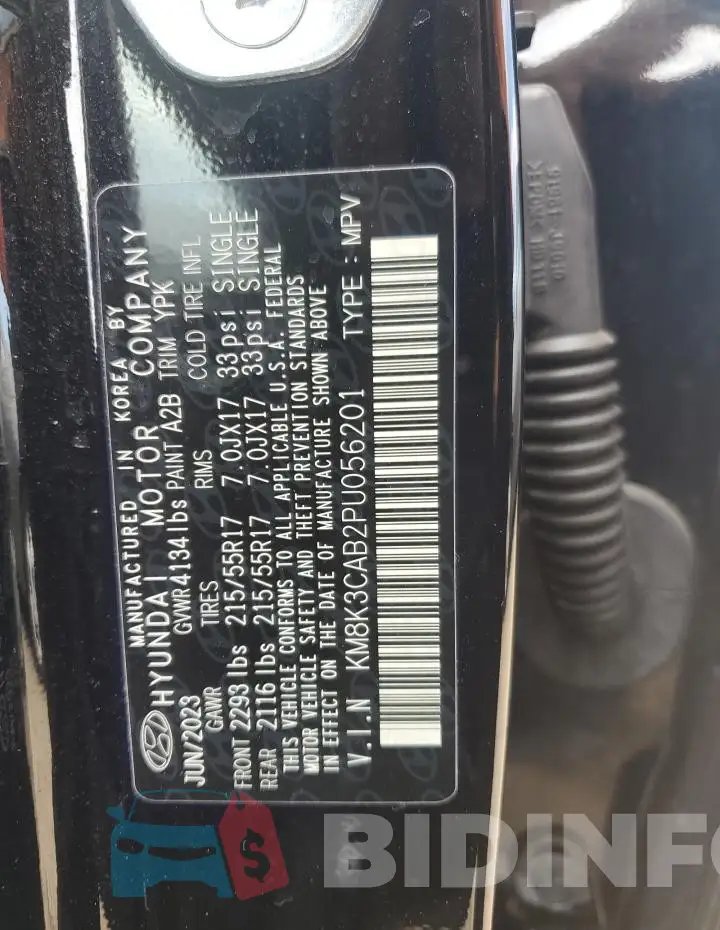 KM8K3CAB2PU056201 Photo# 12