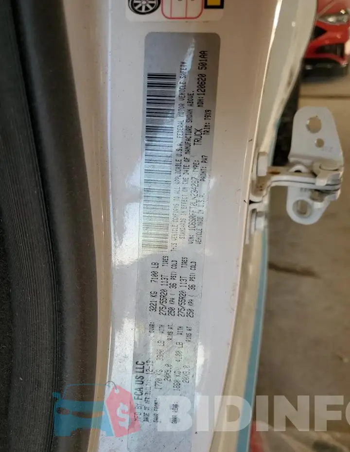 1C6SRFFT0LN234267 Photo# 13
