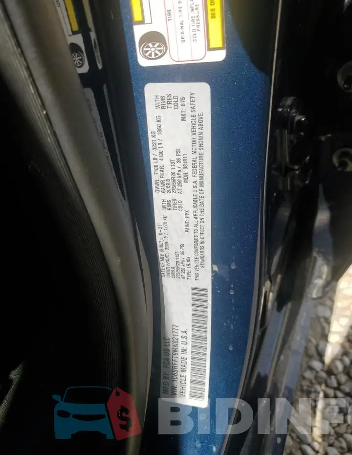 1C6SRFFT9MN821777 Photo# 12