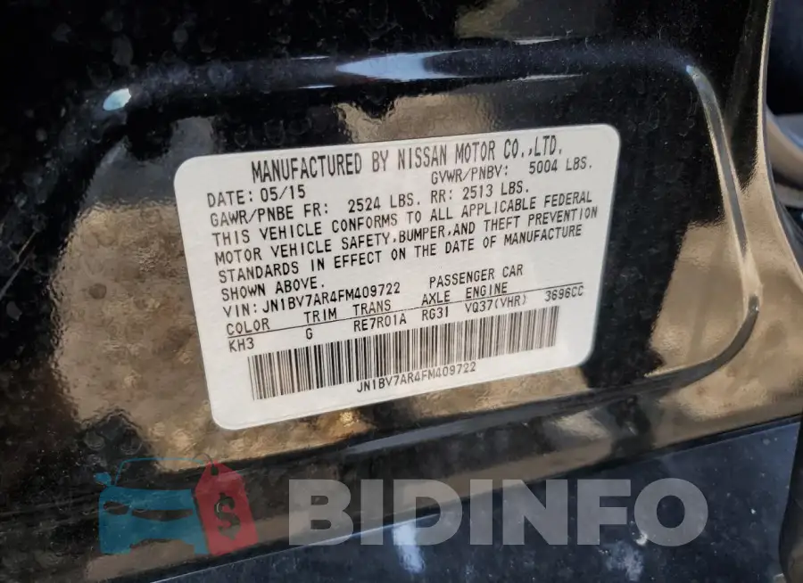 JN1BV7AR4FM409722 Photo# 13