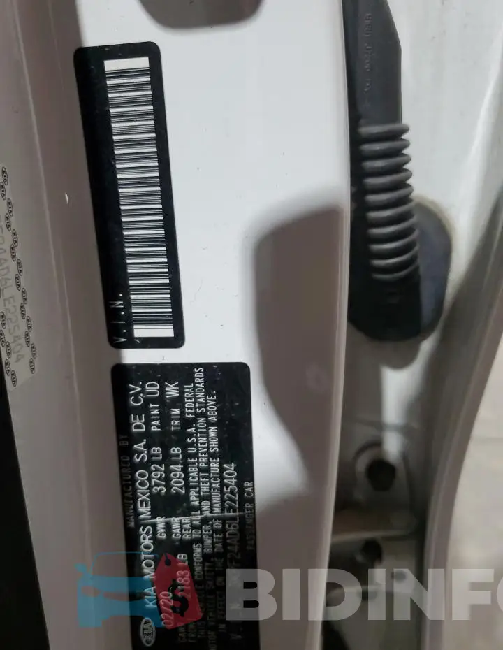 3KPF24AD6LE225404 Photo# 13