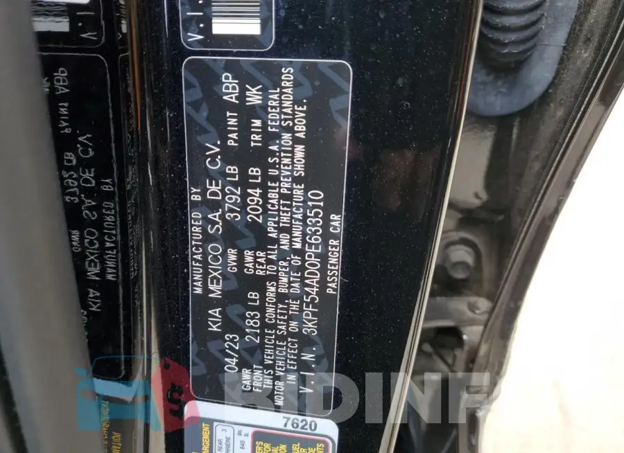3KPF54AD0PE633510 Photo# 12