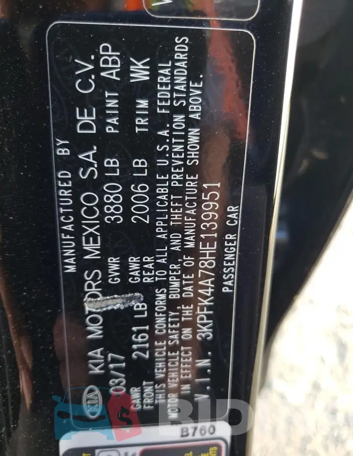 3KPFK4A78HE139951 Photo# 12