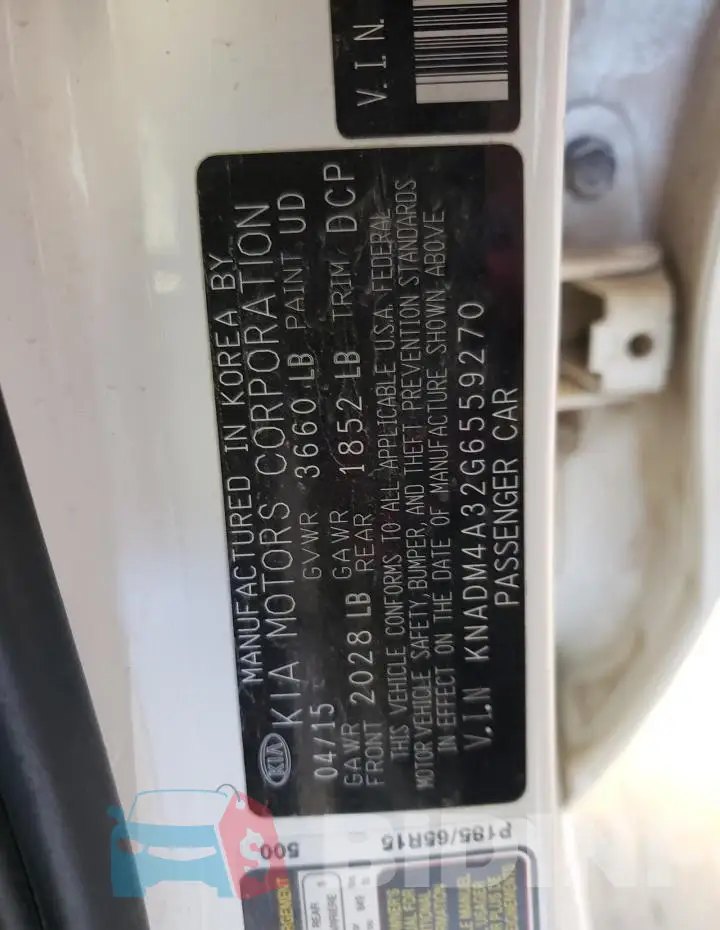 KNADM4A32G6559270 Photo# 13
