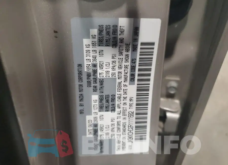 JM3KKDHD2R1111682 Photo# 14
