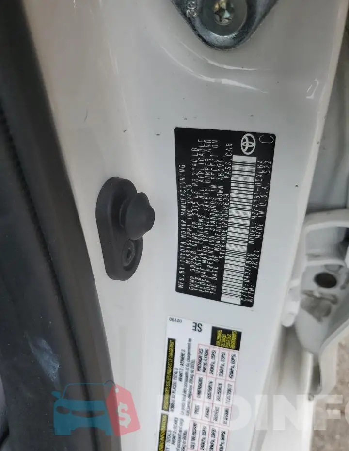 5YFB4MDE1PP068639 Photo# 12