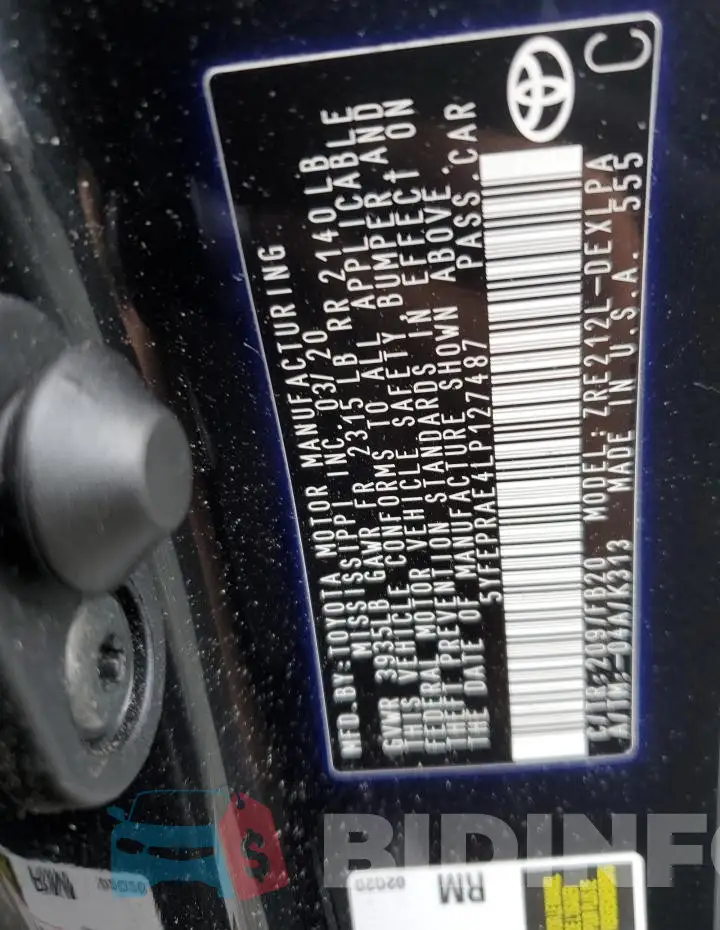 5YFEPRAE4LP127487 Photo# 12