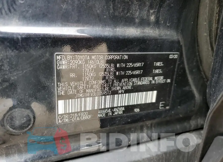 JTMG1RFV3LD059513 Photo# 13