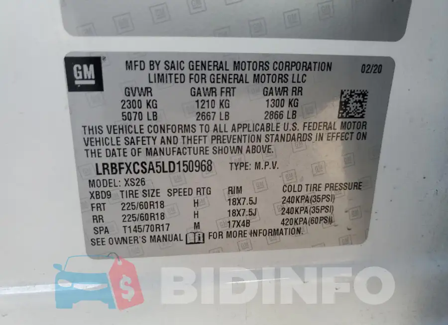 LRBFXCSA5LD150968 Photo# 13