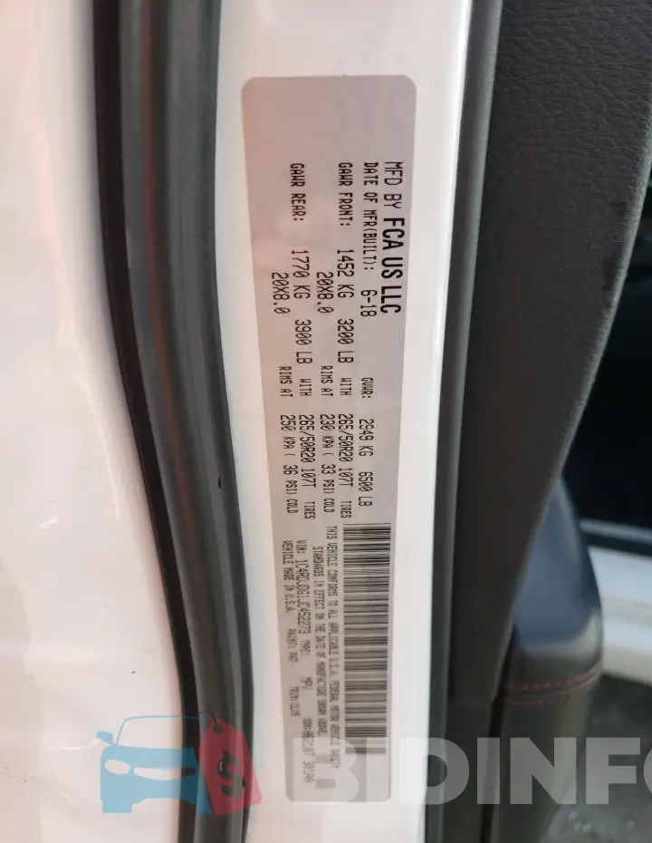 1C4RDJDG1JC452273 Photo# 13