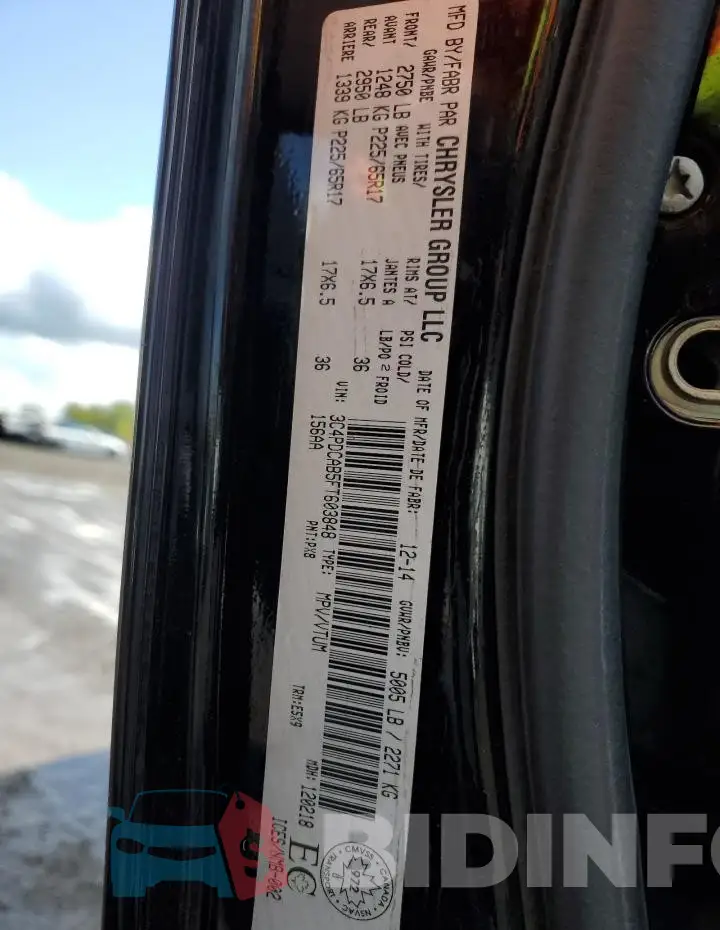 3C4PDCAB5FT603848 Photo# 12