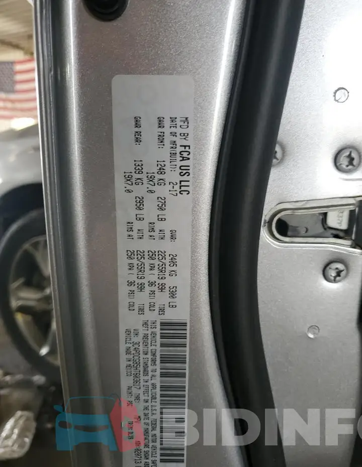 3C4PDCGB5HT603617 Photo# 14