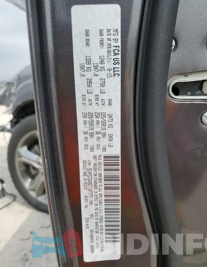 3C4PDCGG9GT107777 Photo# 14