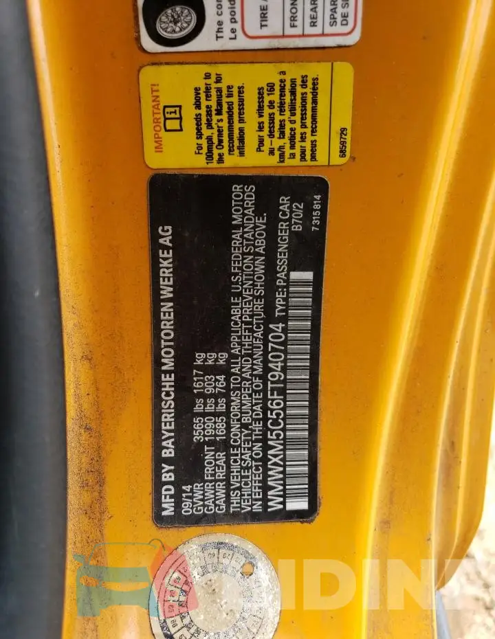 WMWXM5C56FT940704 Photo# 12